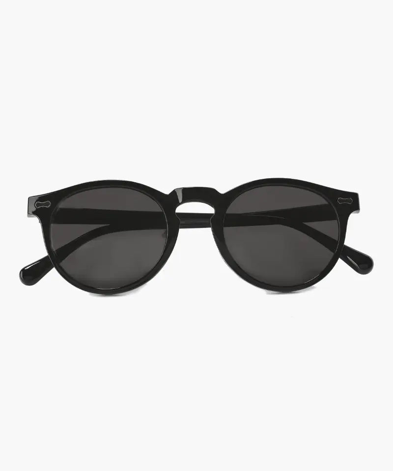 Side view of Black Old Money Sunglasses