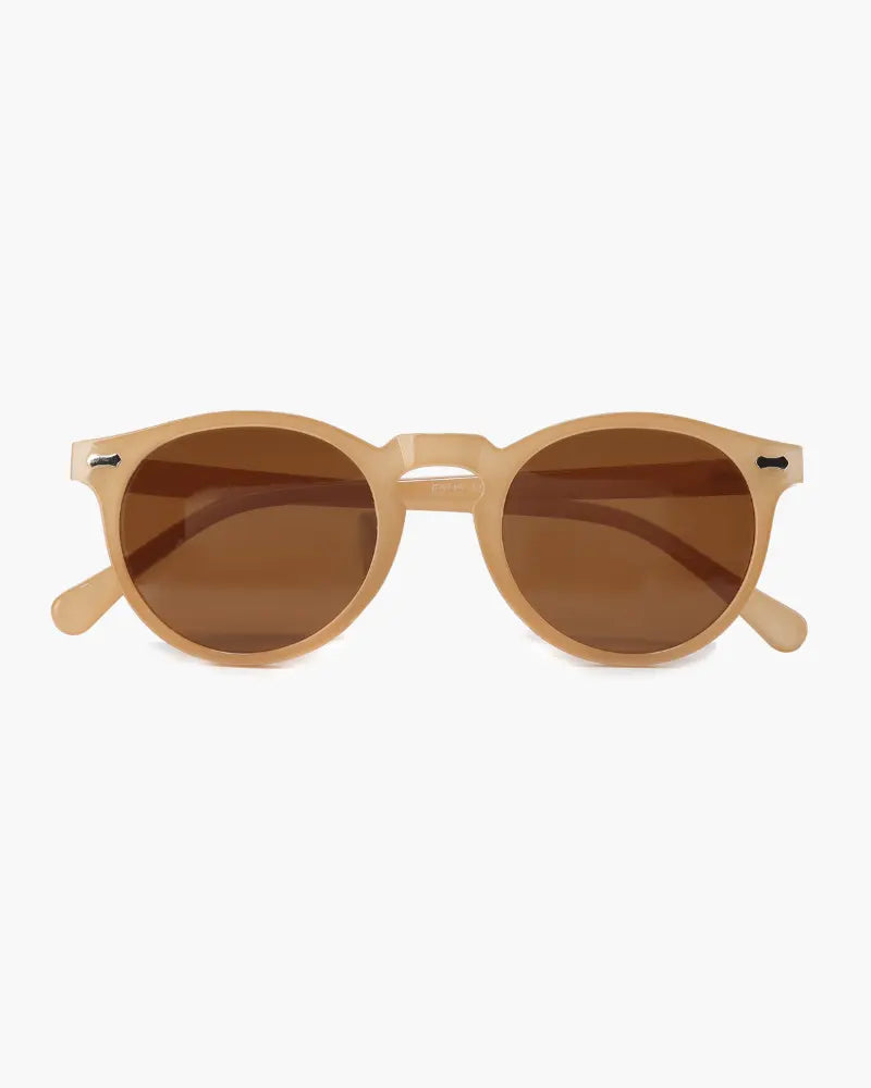 Side view of Orange Old Money Sunglasses