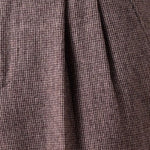 Close-up detail of Old Money Trousers Neapolitan Wool, fabric detail