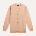 Front view of Yellow Camel Old Money Wool Cardigan Sweater