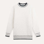 Front view of Old Money Wool & Cashmere Sweater