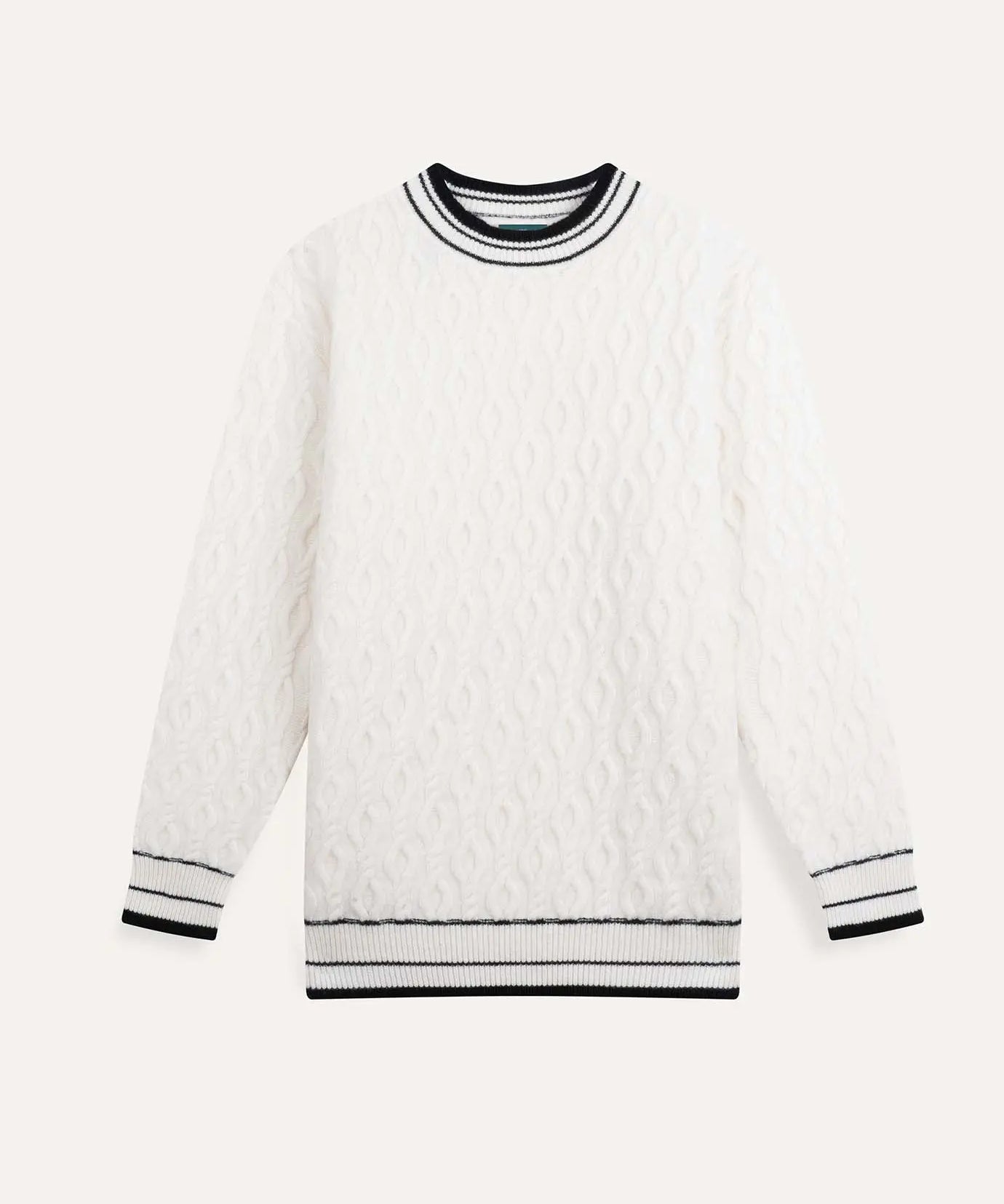 Front view of Old Money Wool & Cashmere Sweater