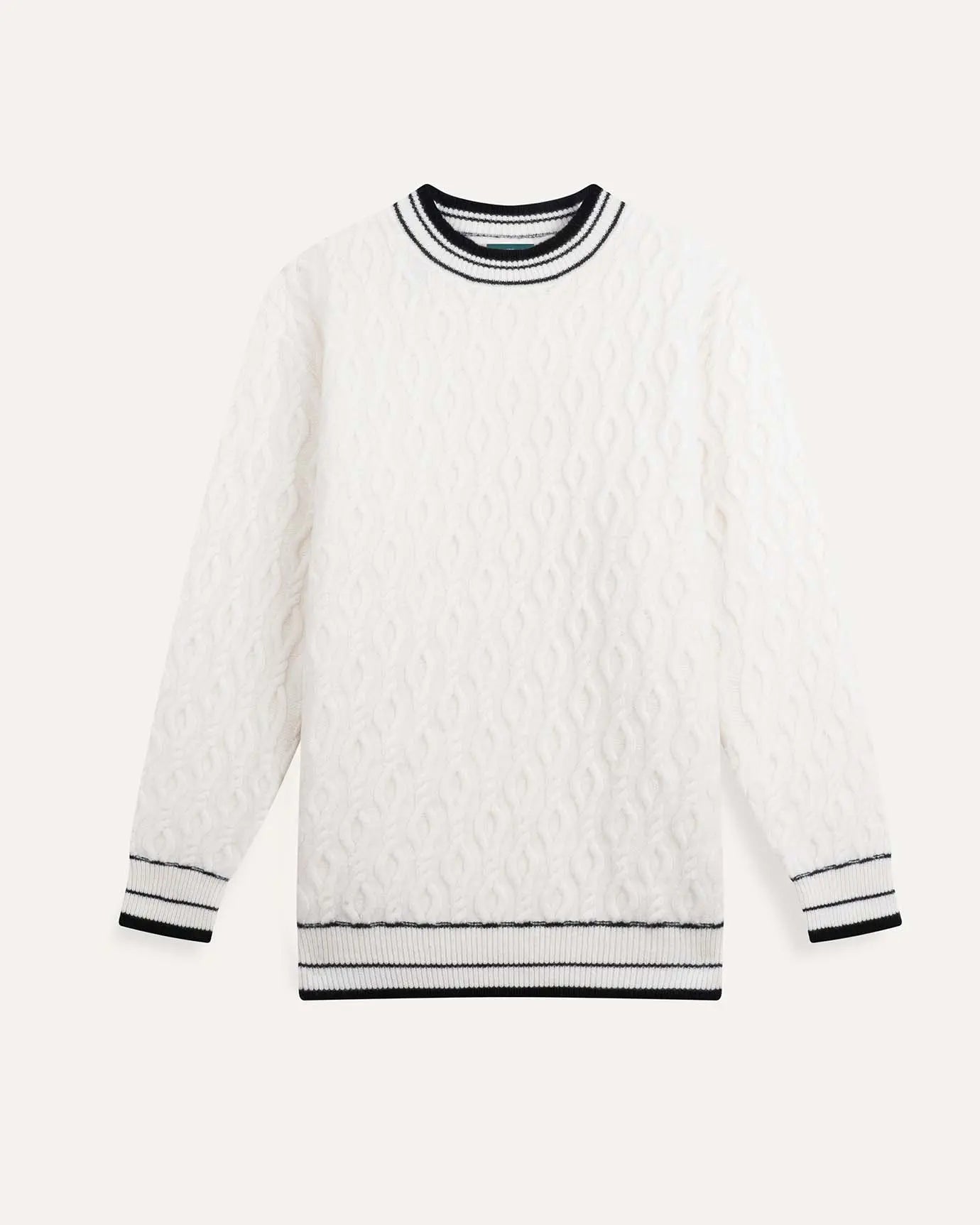 Front view of Old Money Wool & Cashmere Sweater