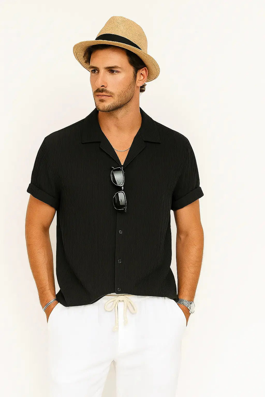 Front view of Palawan - Short-Sleeved Set, full view