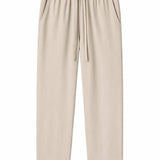 Front view of Beige Palermo Pants