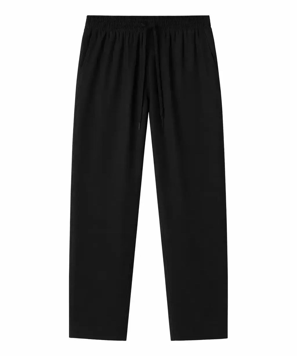 Front view of Black Palermo Pants