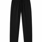 Front view of Black Palermo Pants