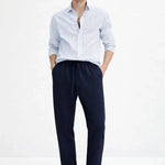 Palermo Pants shown in a lifestyle setting, alternate view