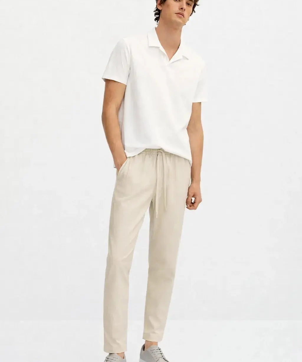 Palermo Pants shown in a lifestyle setting