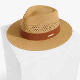 Front view of Brown Panama Hat