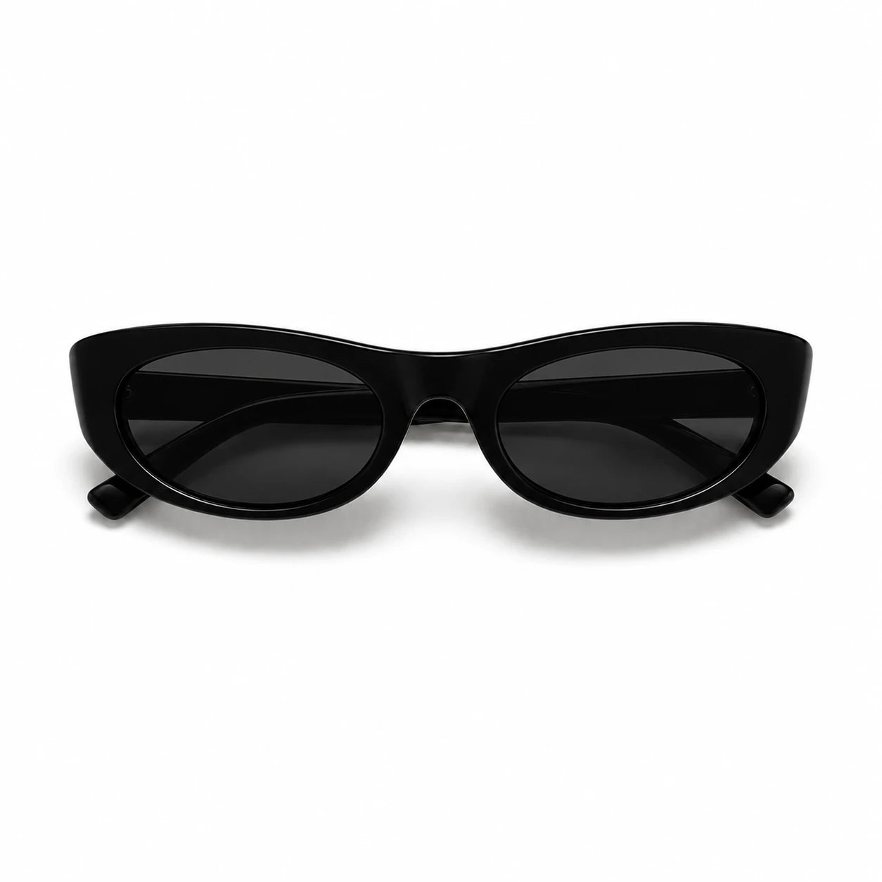 Front view of Retro Oval Sunglasses, alternate view