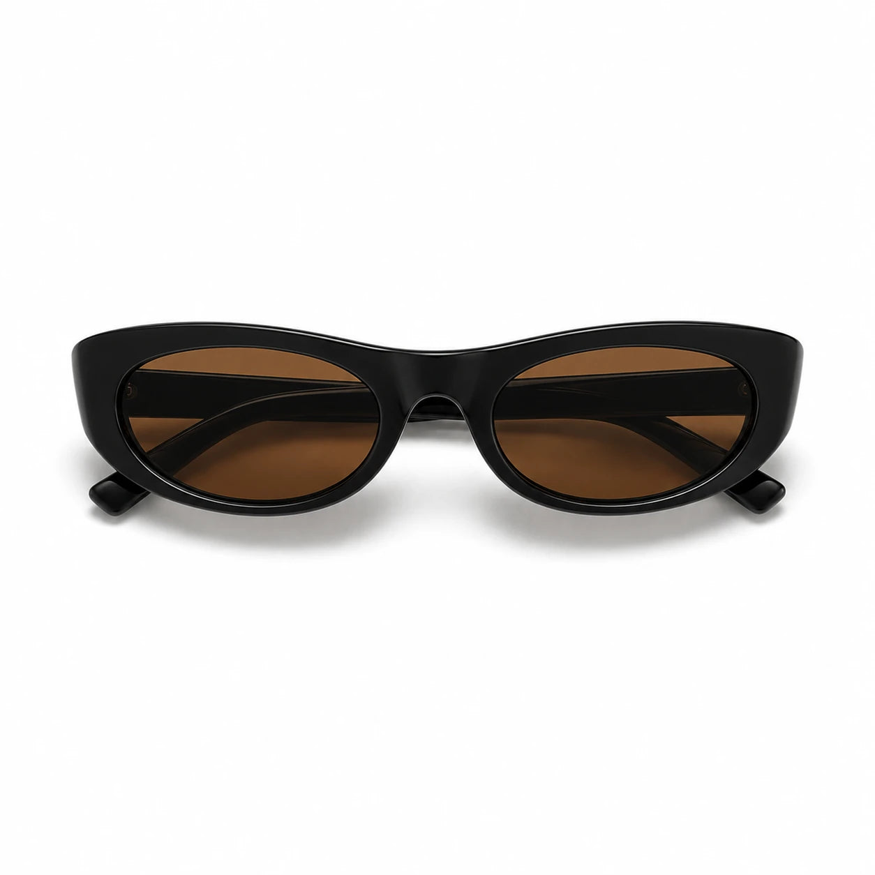 Front view of Retro Oval Sunglasses