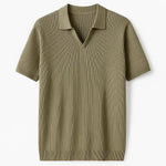 Front view of Green Ribb Polo