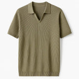 Front view of Green Ribb Polo