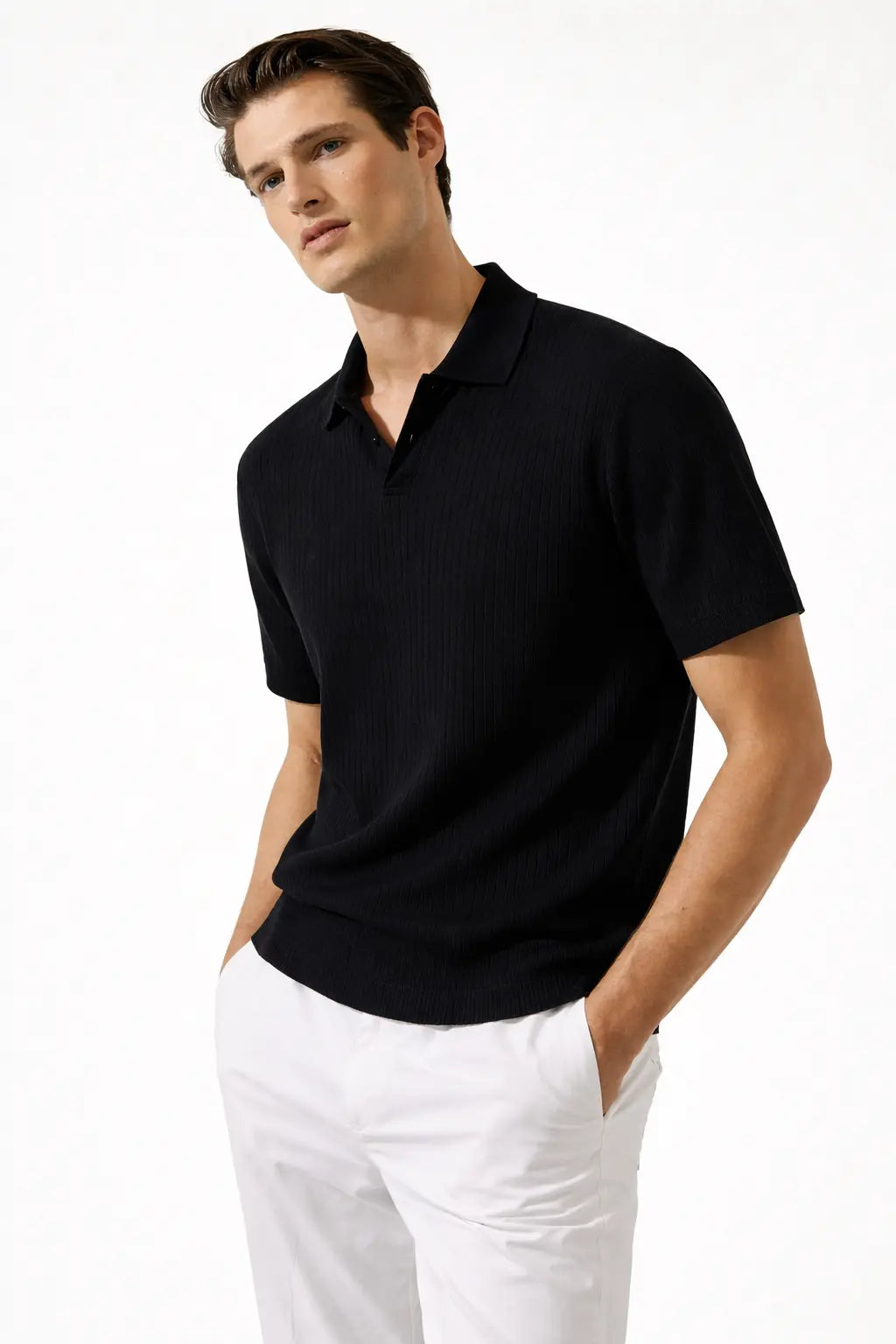Front view of Ribb Polo, secondary view