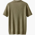 Ribb Polo shown in a lifestyle setting, alternate view