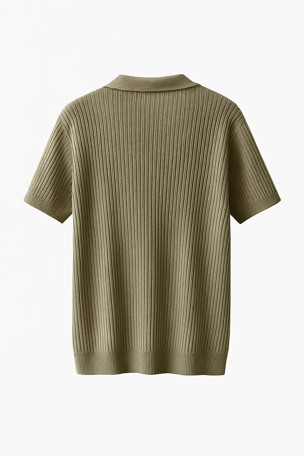 Ribb Polo shown in a lifestyle setting, alternate view