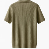 Ribb Polo shown in a lifestyle setting, alternate view