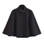Front view of Black Roselle Cape