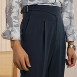 Close-up detail of San Fransisco Italian Trousers, close up detail
