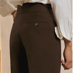 Close-up detail of San Fransisco Italian Trousers, texture detail