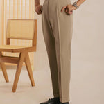 Close-up detail of San Fransisco Italian Trousers, trim detail