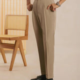 Close-up detail of San Fransisco Italian Trousers, trim detail