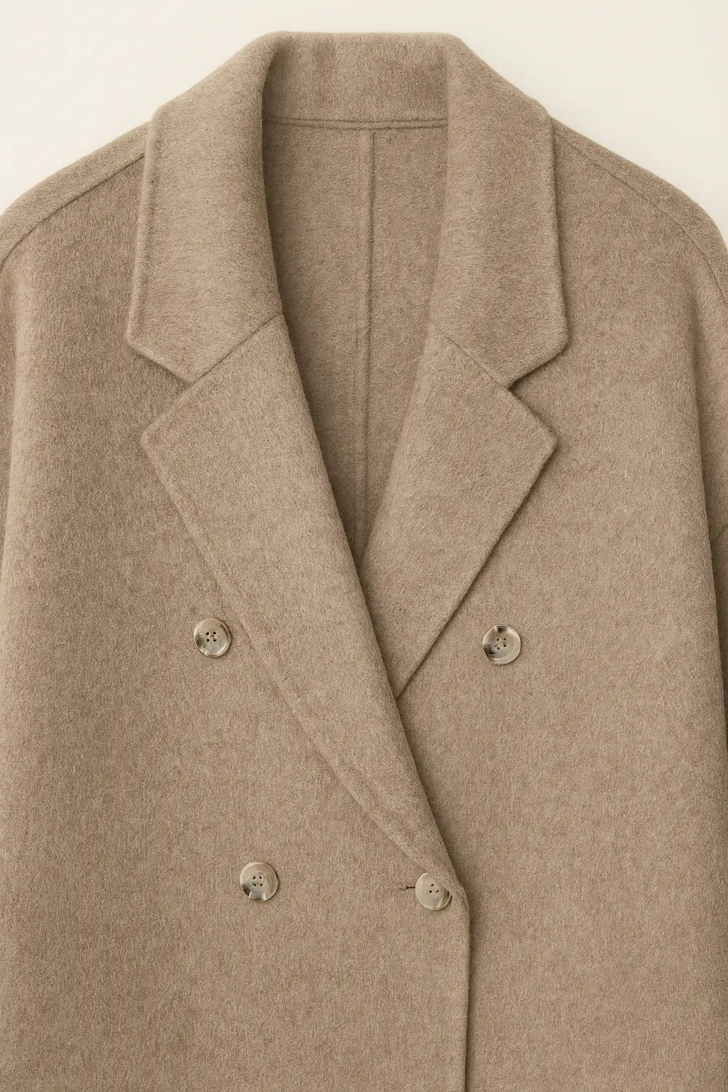 Close-up detail of Sandrelle Coat