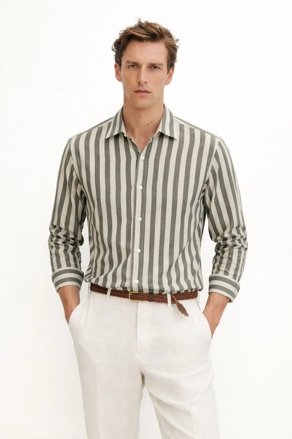 Side view of Seastripe Shirt