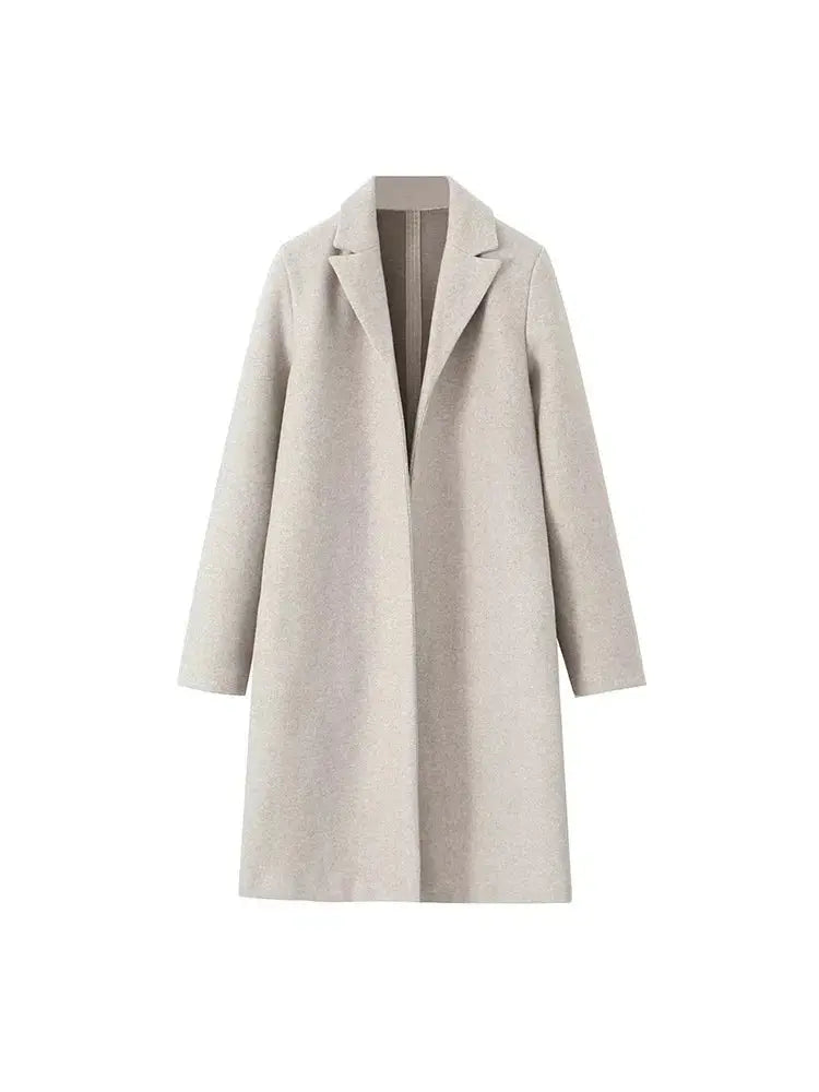 Front view of Beige Seraphina Coat