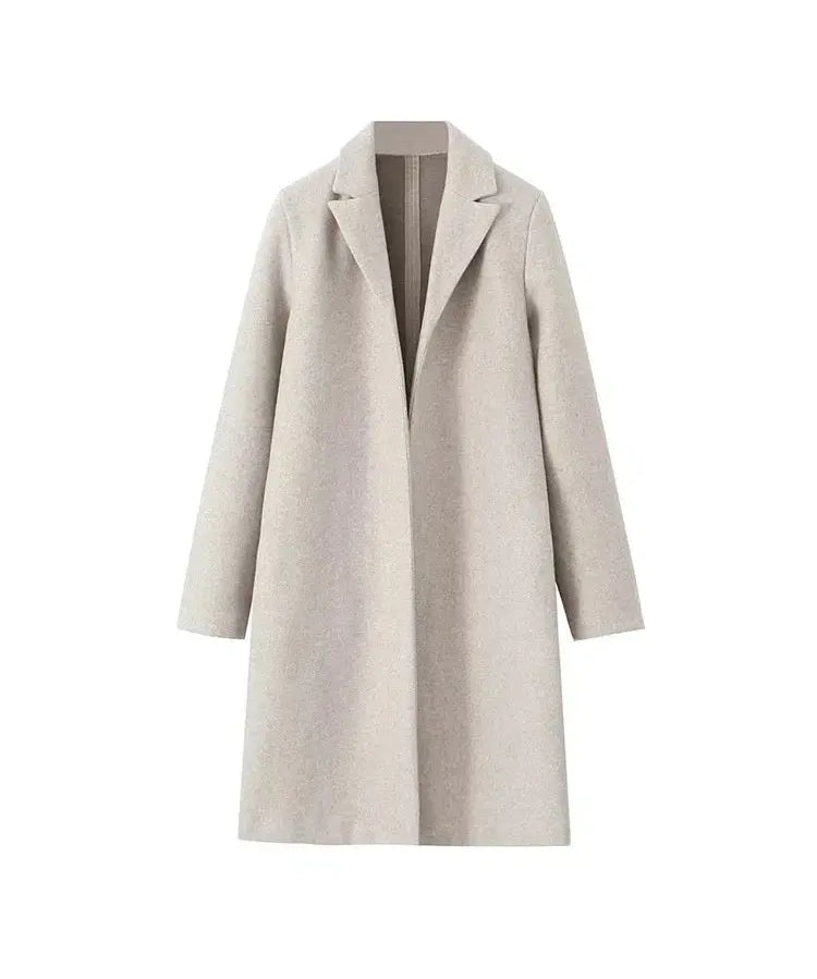 Front view of Beige Seraphina Coat
