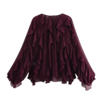 Back view of Sheer Blouse