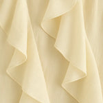 Close-up detail of Sheer Blouse, fabric detail