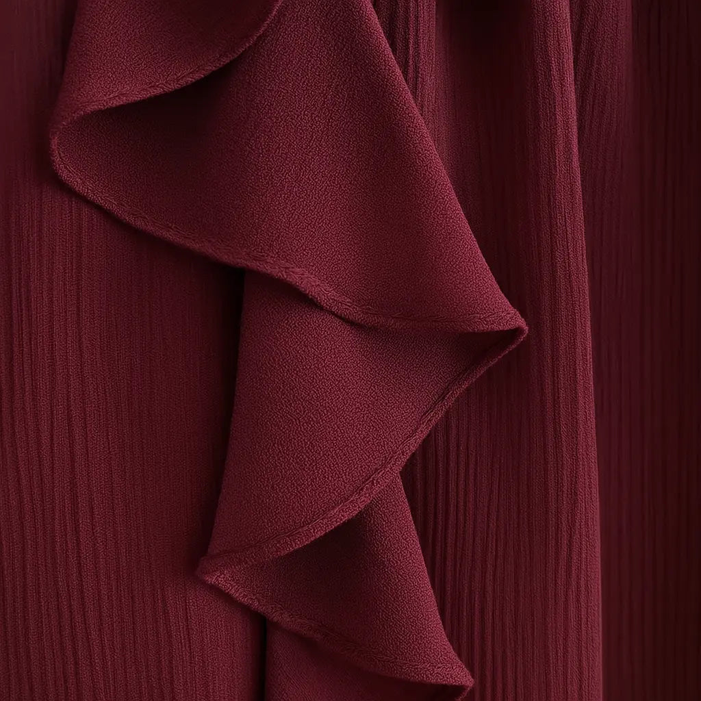 Close-up detail of Sheer Blouse