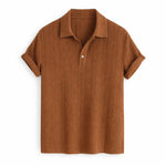 Front view of Deep Coffee Short Sleeve Shirt