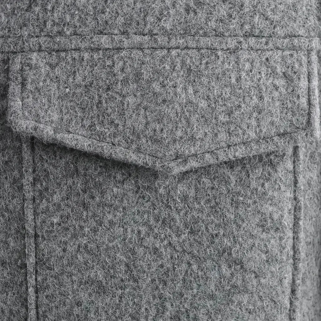 Close-up detail of Short Tweed Coat
