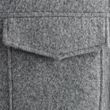 Close-up detail of Short Tweed Coat