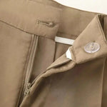 Close-up detail of Sienna Flow Pants, construction detail