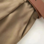 Close-up detail of Sienna Flow Pants, fabric detail