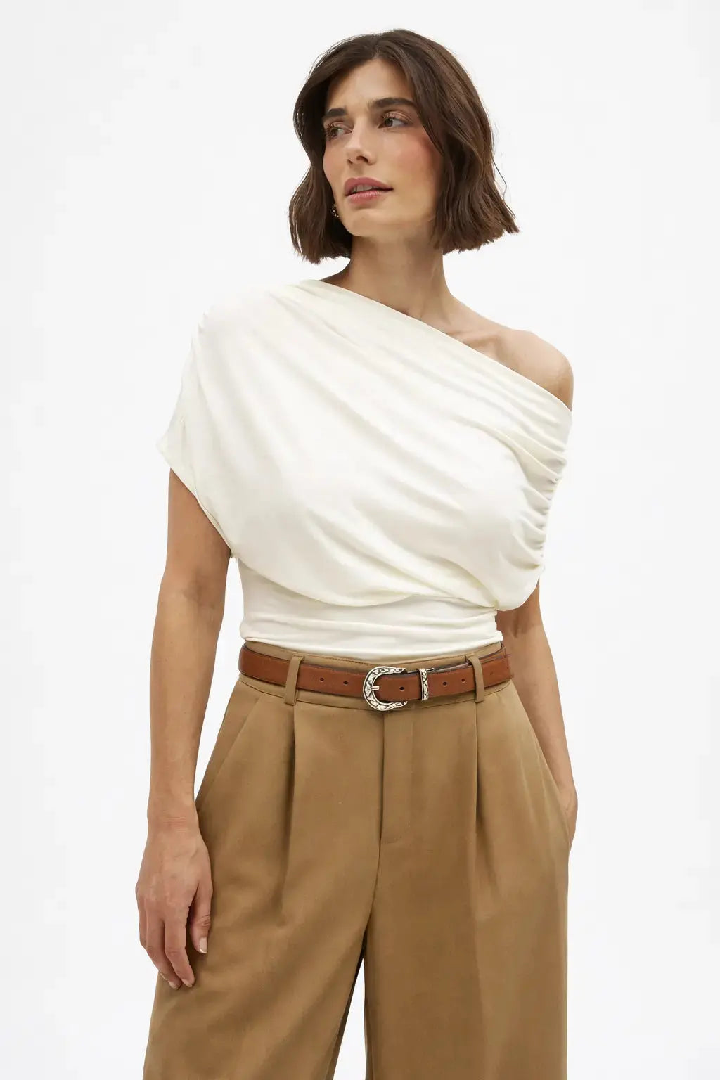 Sienna Flow Pants shown in a lifestyle setting, alternate view