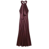 Front view of Silken Grace Dress