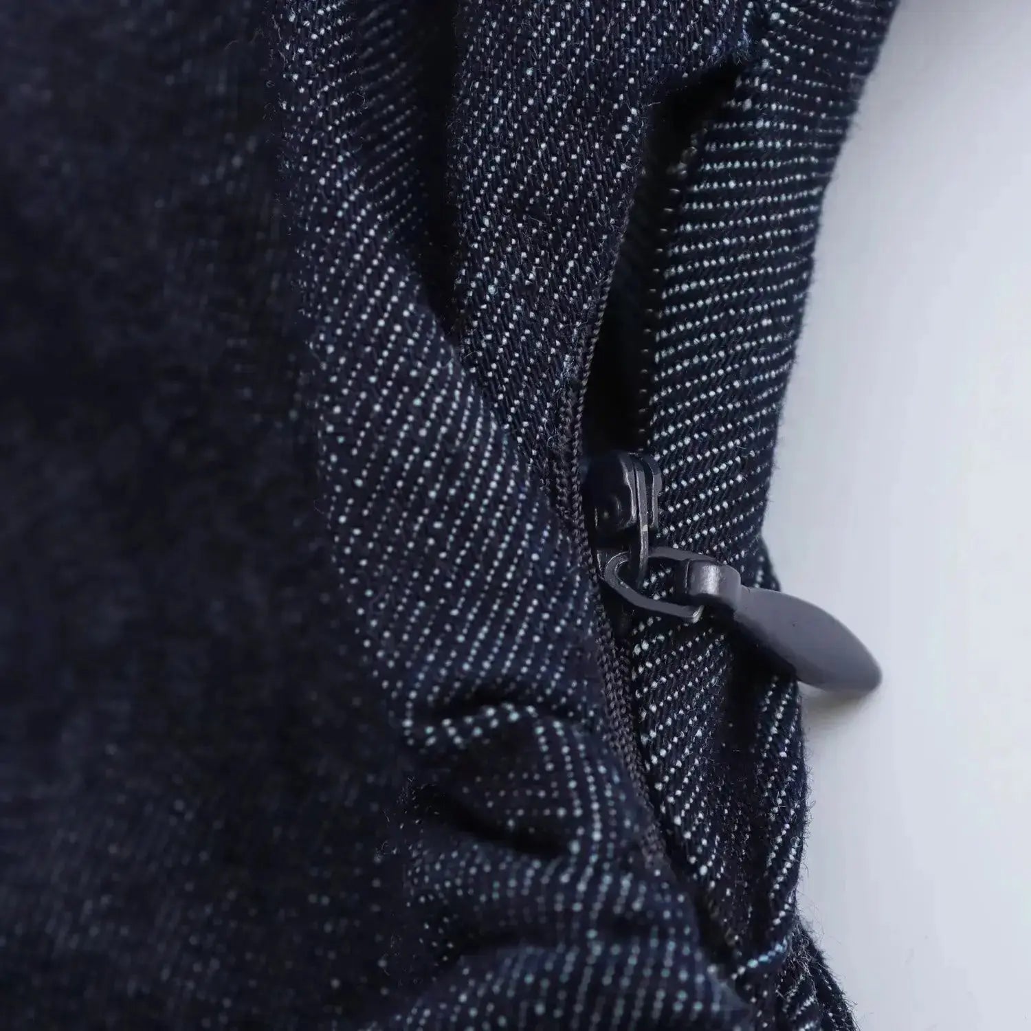 Close-up detail of Skye Dress, fabric detail