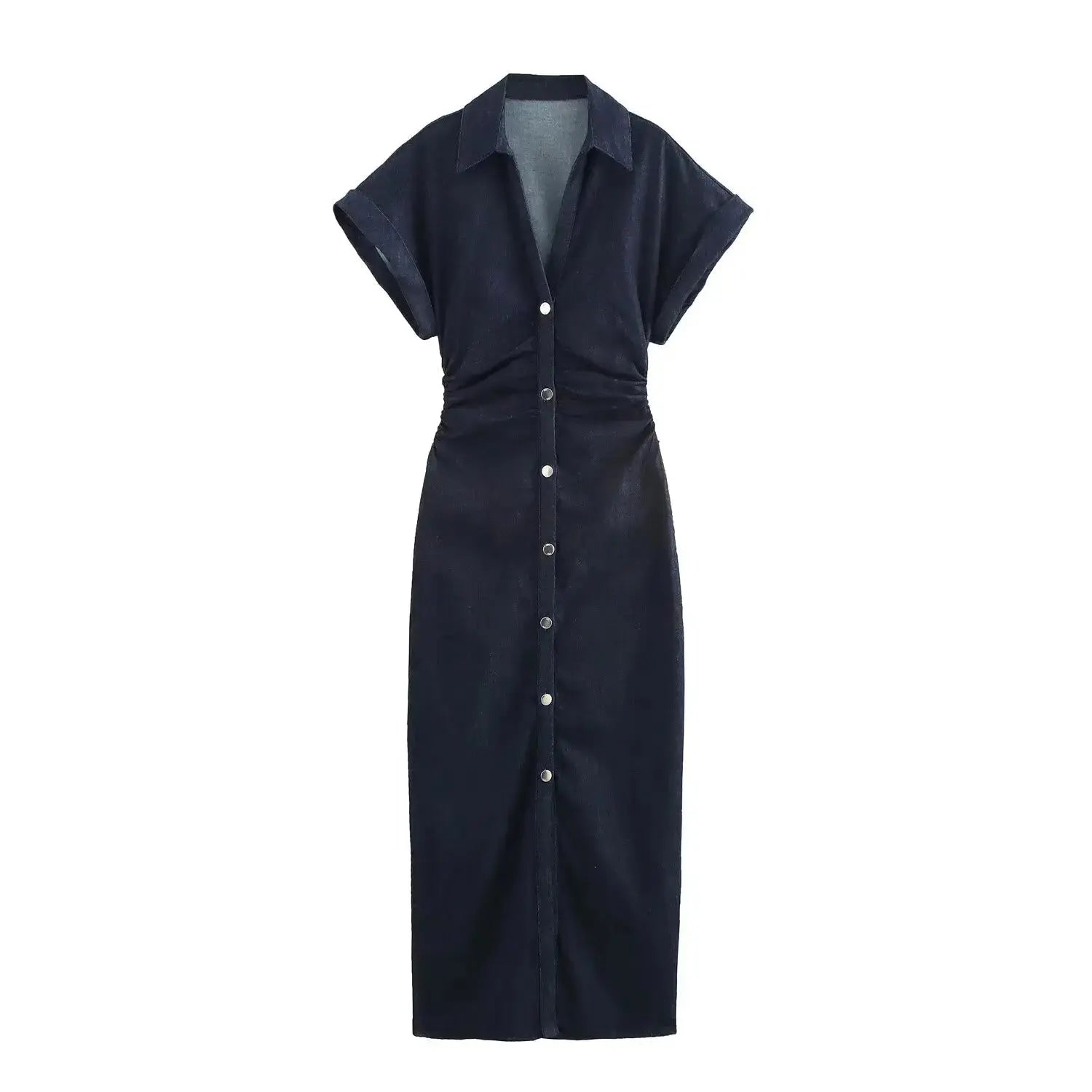 Front view of Navy Blue Skye Dress