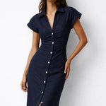 Skye Dress shown in a lifestyle setting