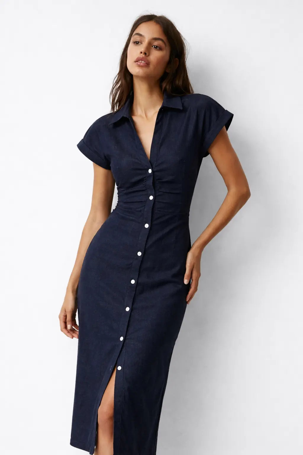 Skye Dress shown in a lifestyle setting