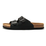 Side view of Black Steinholm Sandals