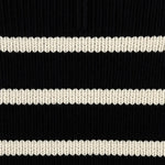 Close-up detail of Striped Knit Sweater, fabric detail