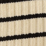 Close-up detail of Striped Knit Sweater