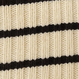 Close-up detail of Striped Knit Sweater