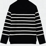 Front view of Striped Knit Sweater, alternate view
